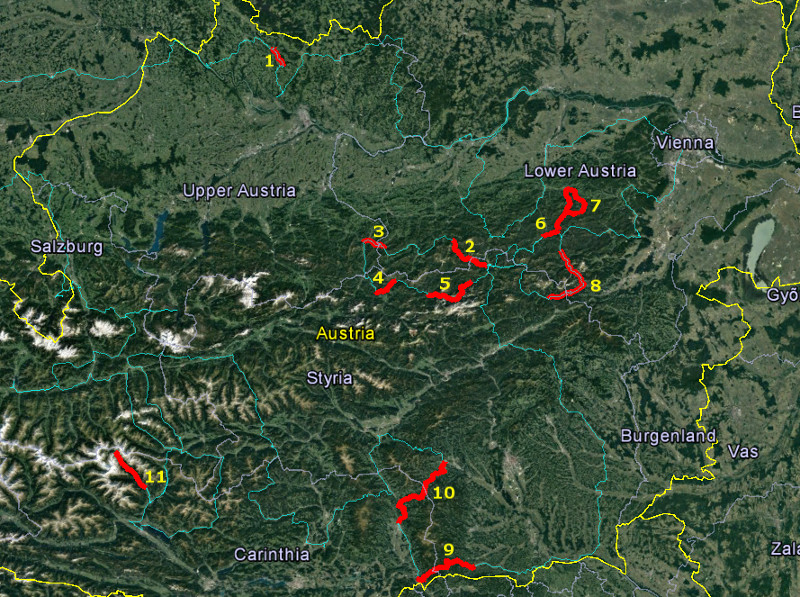 map of route