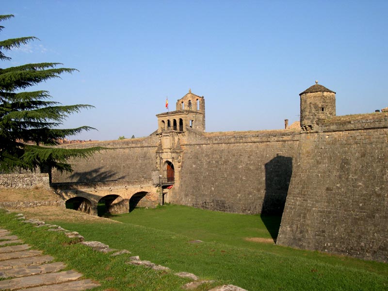Citadel in Jaca, complete with moat and drawbridge.